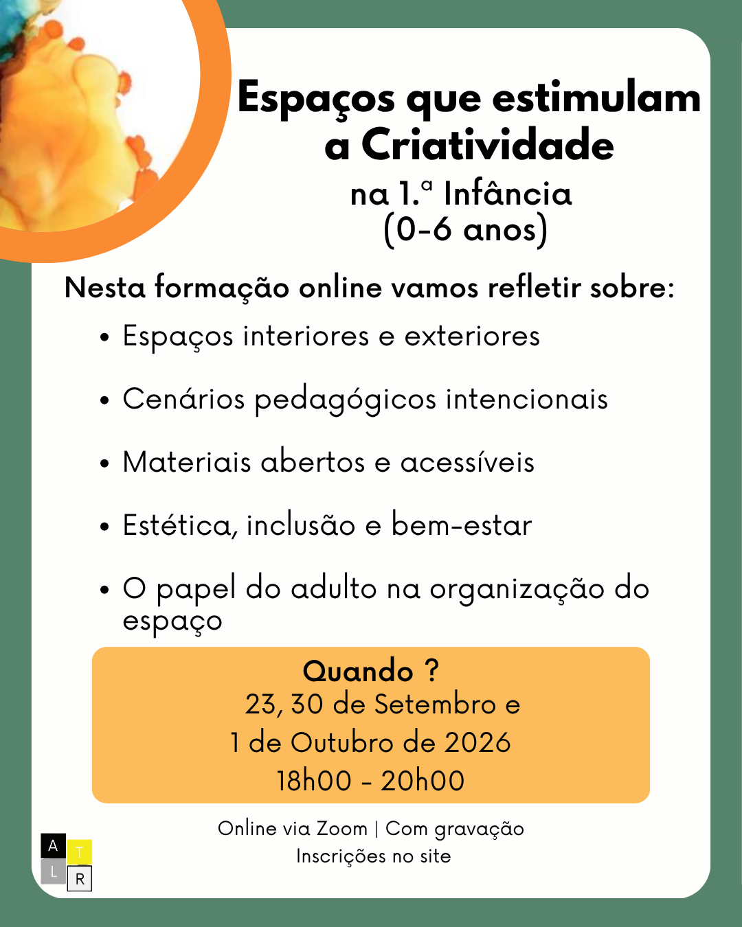 Espaços que estimulam a Criatividade na 1.ª Infância (0-6 anos) - Image 2